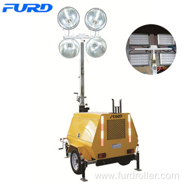 5KVA Diesel Vehicle-mounted Light Tower With 4 Lamps